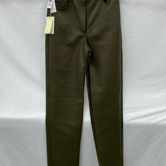 Wilfred Olive Green High-Waisted Pants - Picture 4 of 7